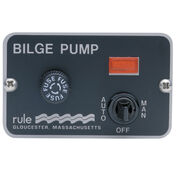 Rule 41 Three-Way Lighted Panel Switch For Automatic Bilge Pump
