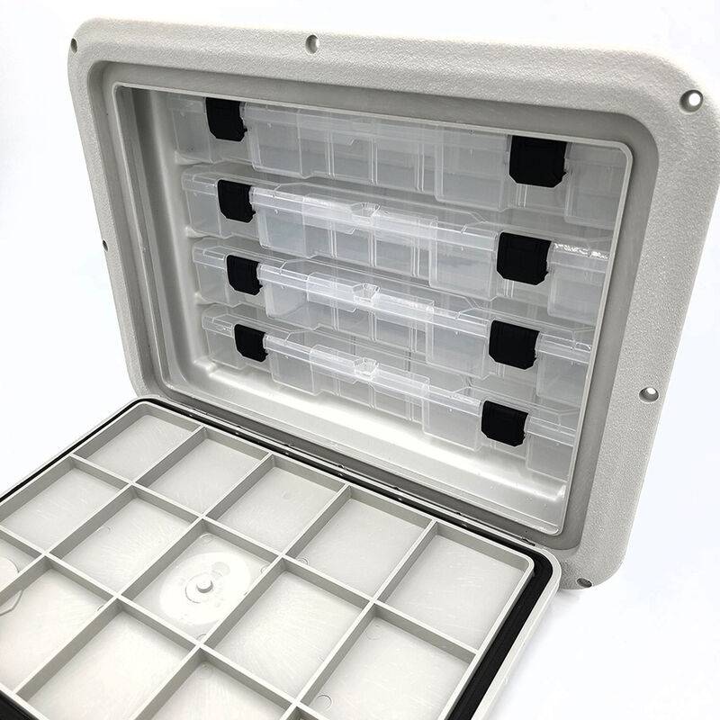 DPI Marine 13" x 17" Tackle Center/First Aid Storage, Auster Light Gray image number 3