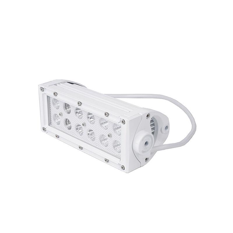 New - 6.5inch Marine Grade Dual Row Straight Light Bar with 36-Watt 12 x 3W High Intensity CREE LEDs image number 1