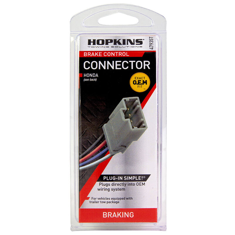 Hopkins 47935 Honda Plug-In Simple Brake Control Connector image number 2
