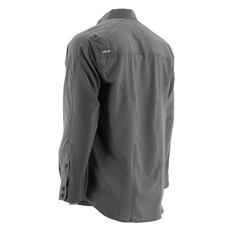 Huk Men's Next Level Long-Sleeve Woven Shirt image number 4