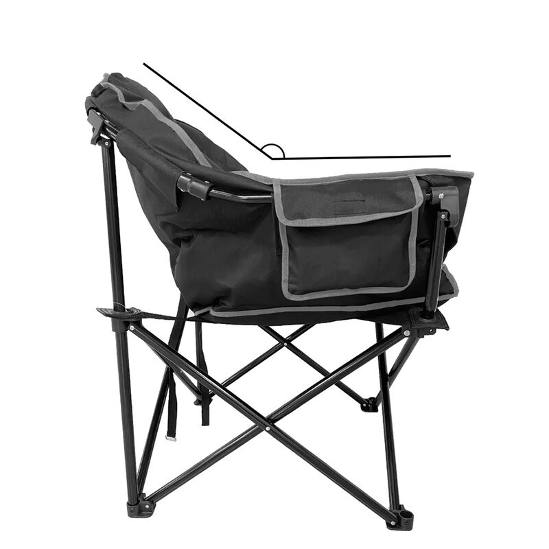 Caravan Canopy Elite Club Chair w/ Cloud Comfort - Black image number 6