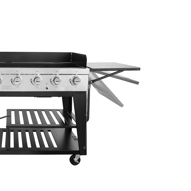 Royal Gourmet GB Series 8-Burner Gas Grill, Black/Stainless image number 15