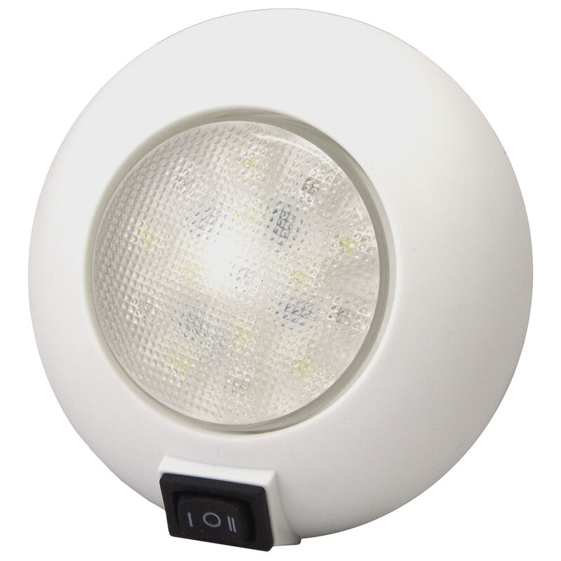 T-H Marine LED Dome Light With Switch, 6 Red/9 White LEDs image number 1