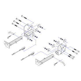 Roadmaster Crossbar Style Baseplate Kit—Ford Ranger (1993-1997)/Mazda Pick-Up (1994-1997)