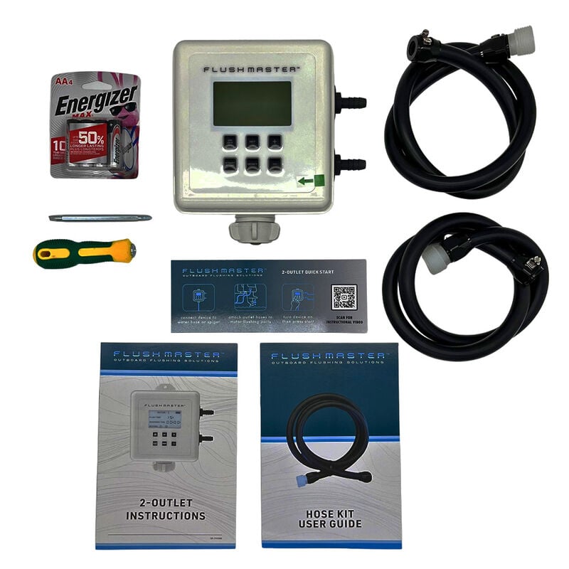 Flushmaster Outboard Flushing System, 2-Outlet, 20' Hose image number 4