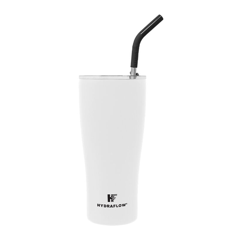 Hydraflow Capri 30oz Triple-Wall Vacuum Insulated Tumbler with Straw image number 7