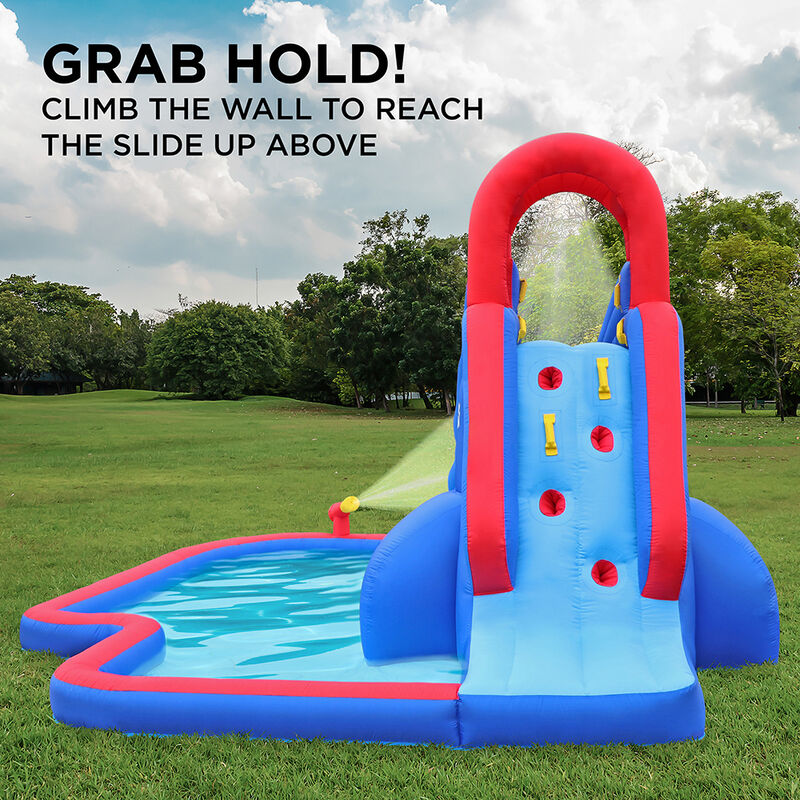 Sunny & Fun Inflatable Water Park with Slide and Water Gun image number 3