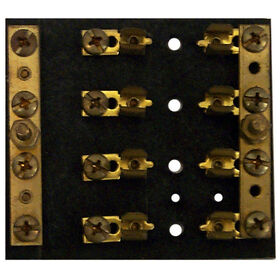 Sierra Hot Feed/Common Ground Fuse Block, 4 Gangs