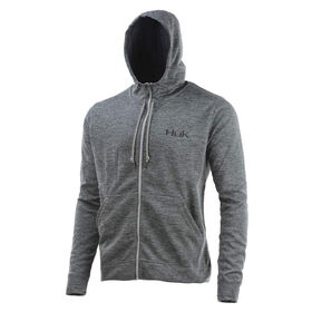 HUK Men's Hull Full-Zip Fleece Hoodie