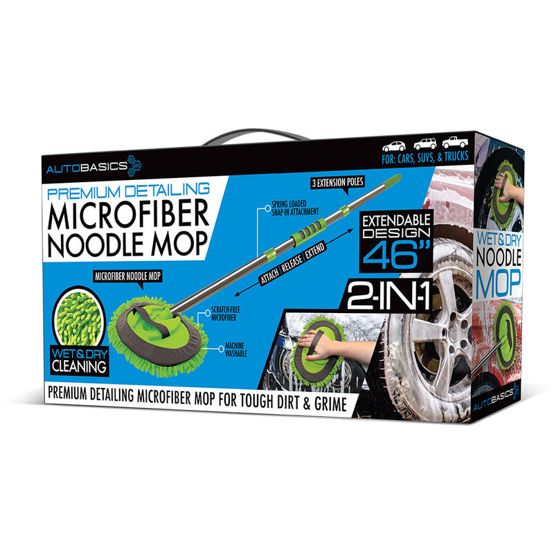 Aduro Auto Basics Microfiber Noodle Mop image number 2
