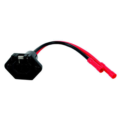 Attwood Trolling Motor Connector Receptacle, 2-Wire Female Receptacle