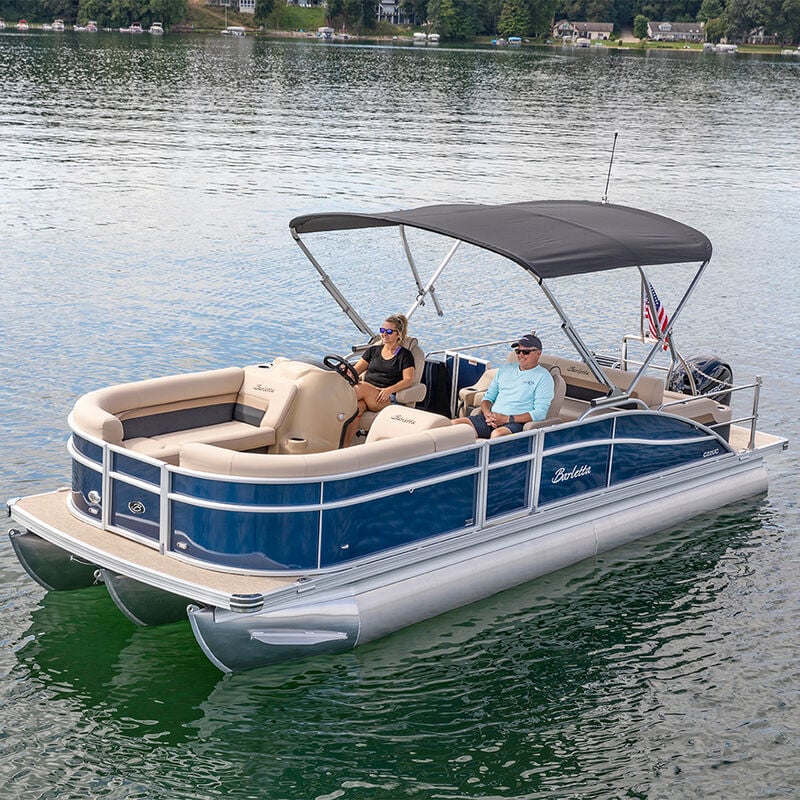 SureShade Power Automatic Bimini Top For Pontoon And Deck Boats w/Anodized Aluminum Frame image number 22