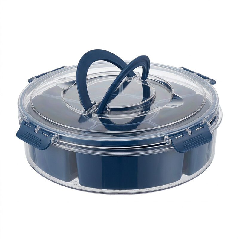 Enchante Rotating Round Snack Serving Box for Camping & RV image number 2