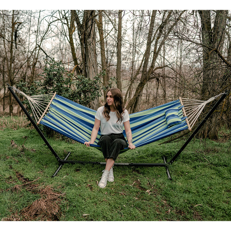 Stansport Cayman Oversized Single Hammock and Stand Combo image number 7