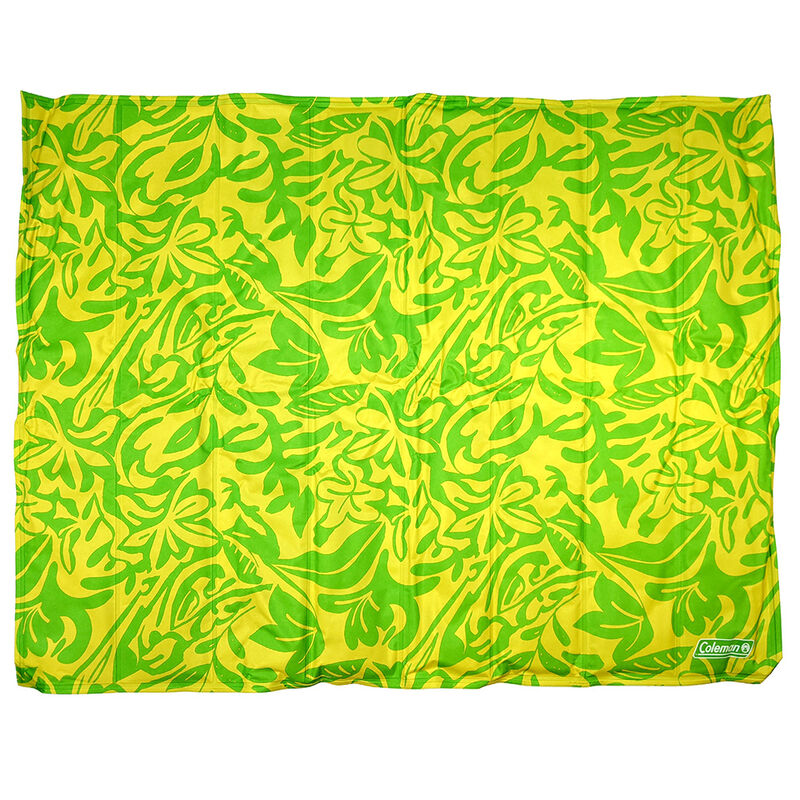 Coleman Unique Petz Medium Reversible Cooling Mat, Green Botanical image number 3