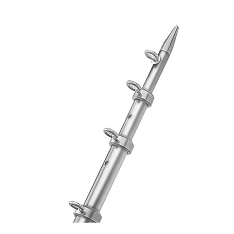 Taco 1 1/2'' x 15' Silver/Silver Telescoping Outrigger Pole