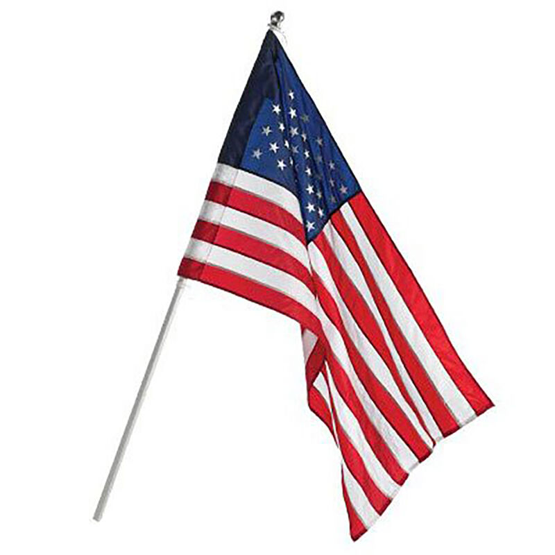 Annin U.S. Flag & Pole Set, Nylon, 2.5’ x 4’ image number 1