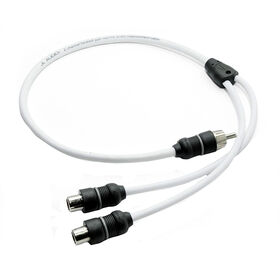 JL Audio 2 Channel Marine Audio Y-Adaptor 1 Male Plug to 2 Female Jacks