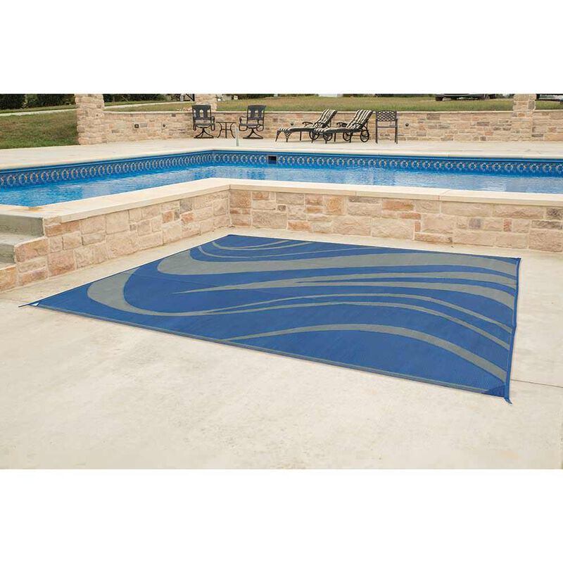 Reversible Wave Design Patio Mat image number 21