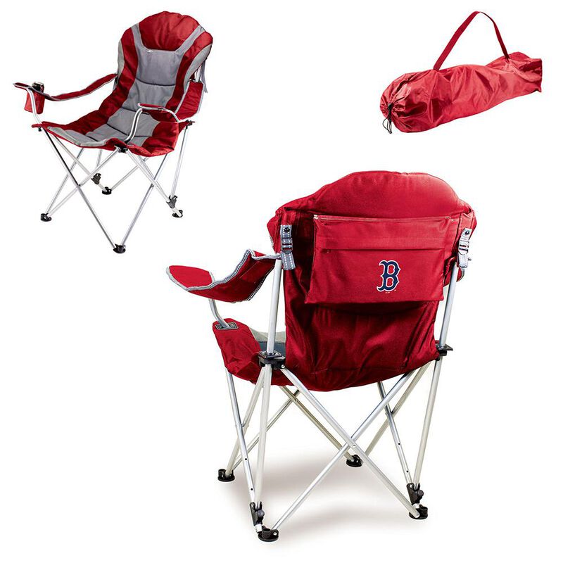 Boston Red Sox Reclining Camp Chair, Red image number 2