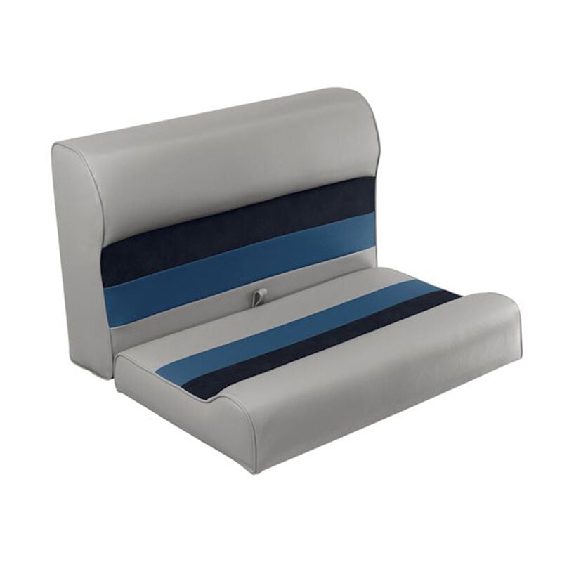 Toonmate Deluxe 27" Lounge Seat Top - Gray/Navy/Blue image number 7