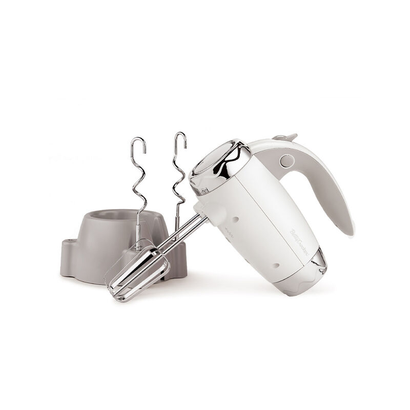 Betty Crocker 7-Speed Power-Up Hand Mixer, White