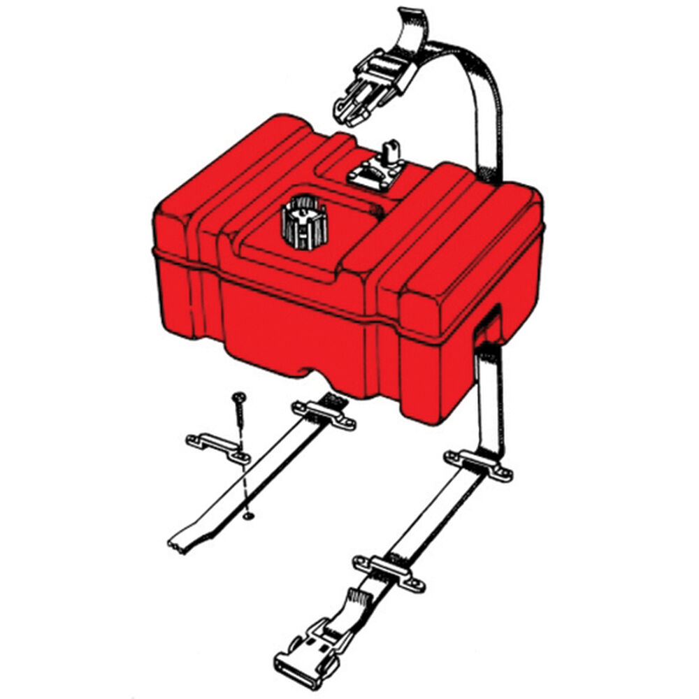 TH Marine Fuel Tank HoldDown Kit Overton's