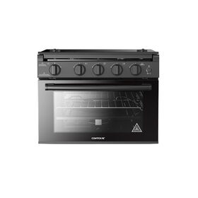 CONTOURE AA-17BK RAPIDCOOK 17" 3-Burner Drop-In Gas Range, Black