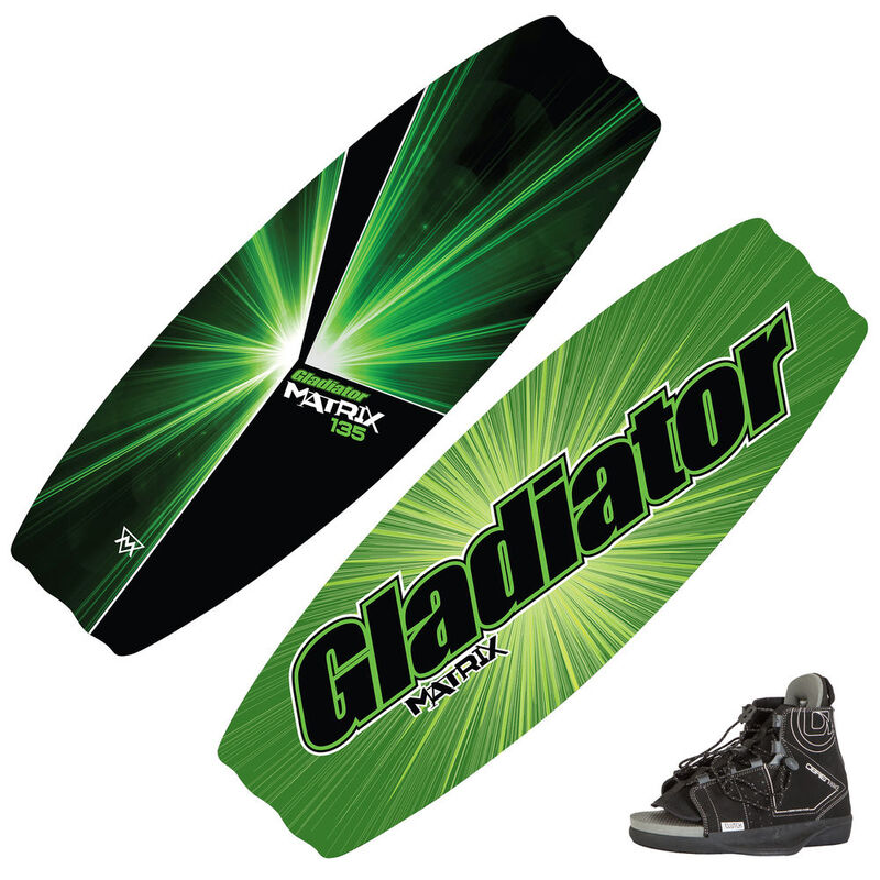 Gladiator Matrix Wakeboard With Clutch Bindings image number 1