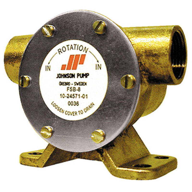 Johnson Pump F6B-9 Bronze Flexible Impeller Pump image number 1