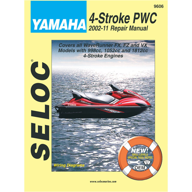 Seloc Outboard Repair Manual For Yamaha/PWC 4-Stroke Engines image number 1