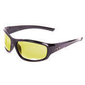 Strike King S11 Bristol Sunglasses - Shiny Black Frame with Cloud/Low-Light Lens