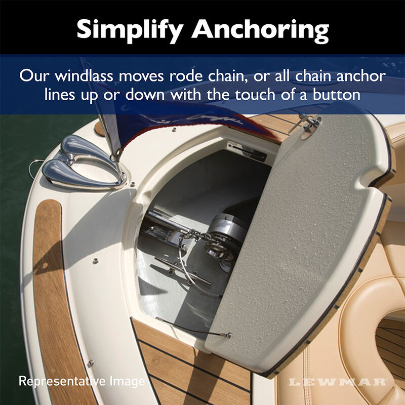 Lewmar H3 Gypsy/Drum 12V RC10MM (506) 3/8"BBB image number 5