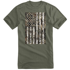 Field Duty Men's Camo Flag Short-Sleeve Tee