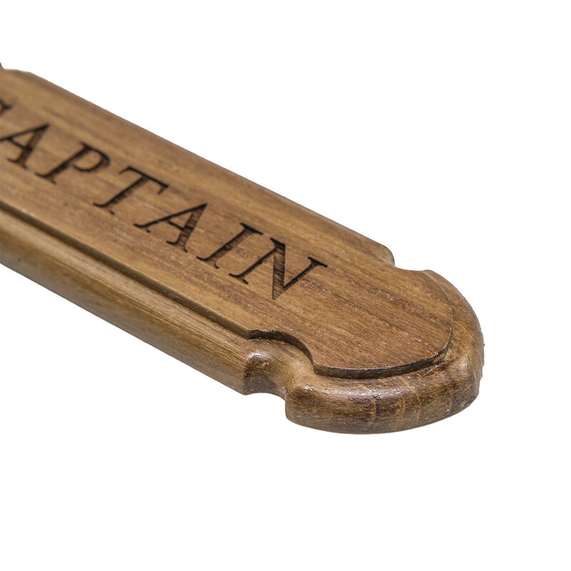 Whitecap Teak Captain Name Plate image number 4