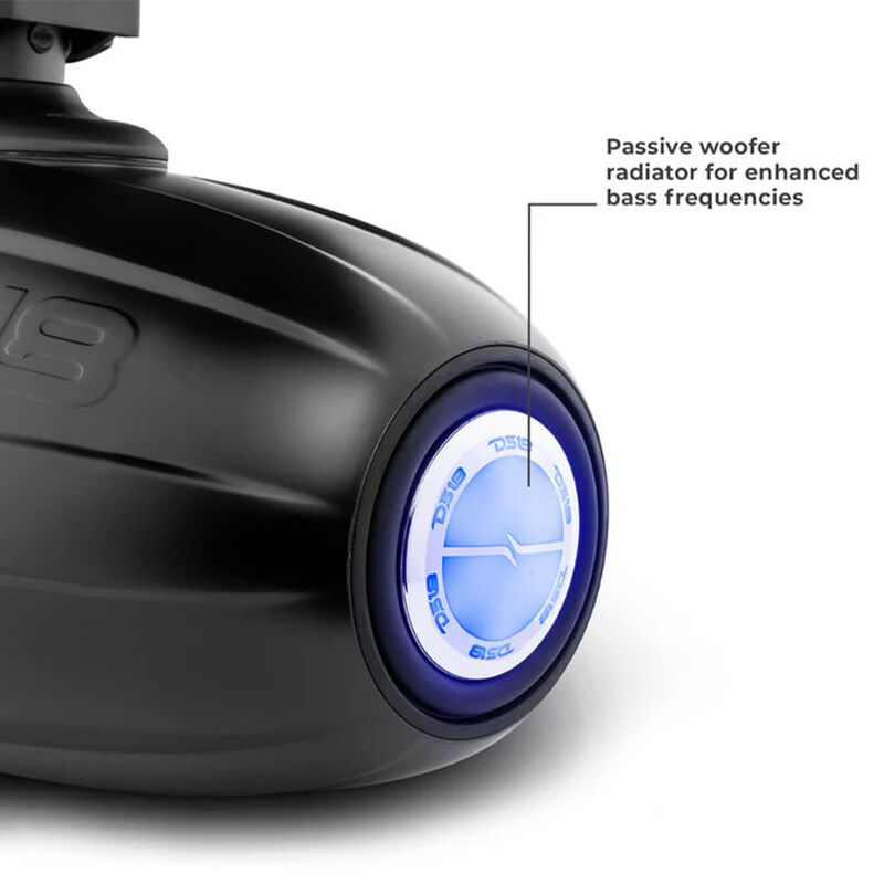 DS18 NXL-X6TPNEO 6.5" Marine Tower Speakers with RGB LED Lights, Pair image number 7
