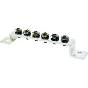 Blue Sea MiniBus 100-Amp Grounding Busbar, (6) #8-32 Screw Terminals