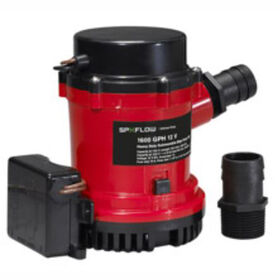 Johnson Pump Bilge Pump, Automatic Submersible; 1600 Gallon Per H