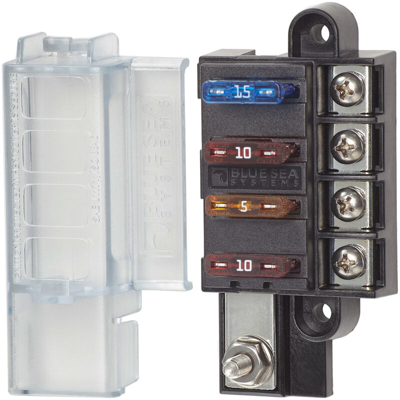 Blue Sea ST Blade Compact 4-Circuit Fuse Block image number 2