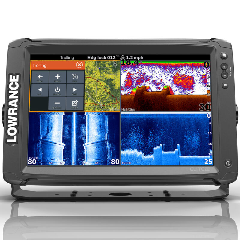 Lowrance Elite-12 Ti Touchscreen Fishfinder Chartplotter w/TotalScan Transducer image number 8