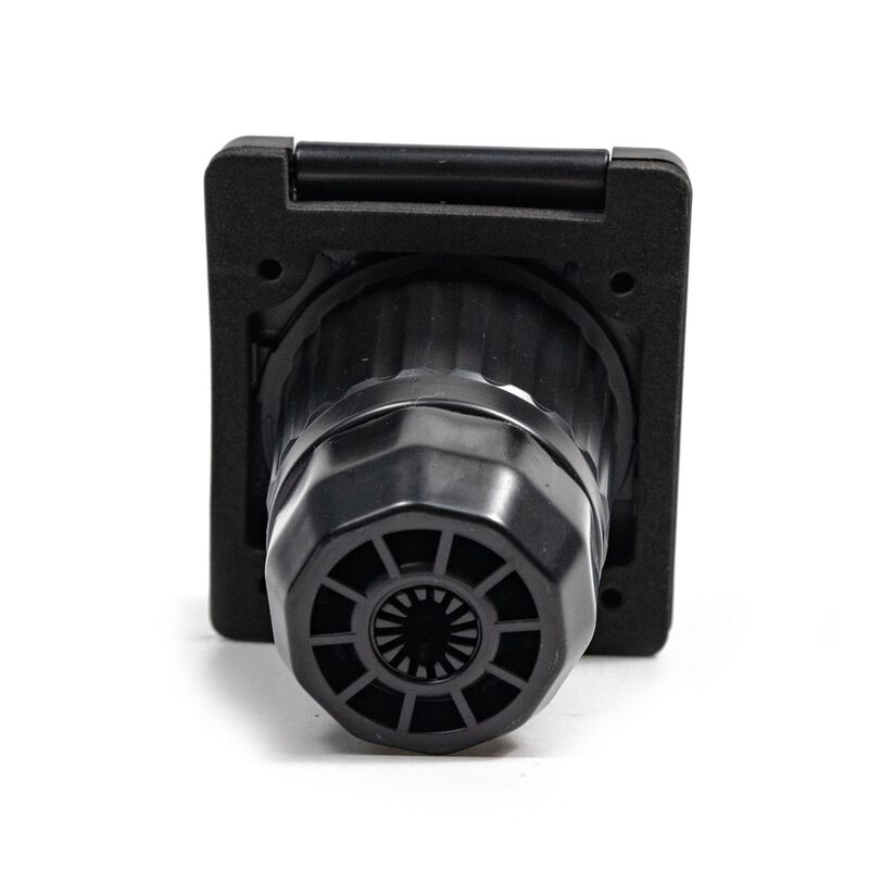  Electric World 30A Black RV Inlet w/Stainless Steel Cover image number 7