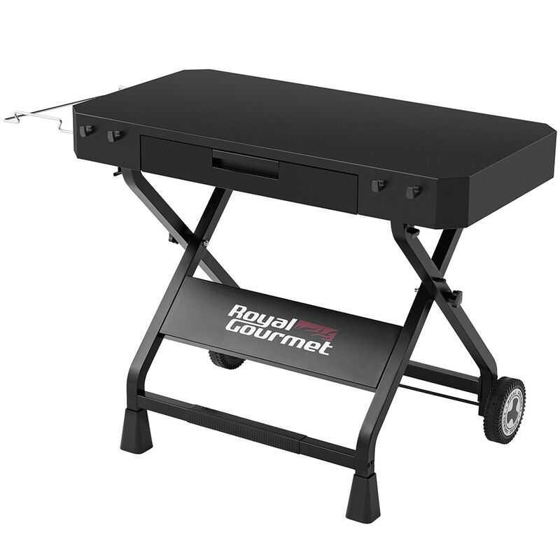 Royal Gourmet Collapsible Grill Stand w/ Folding Cart Trolley image number 11