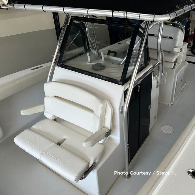 TACO Marine 40" Capri Helm Bench with Double Bolster image number 7