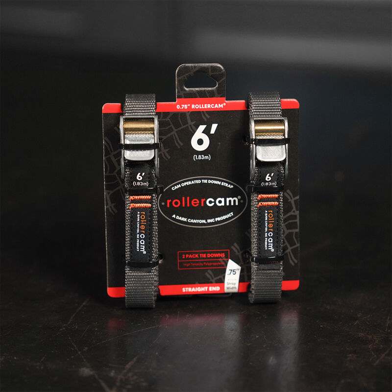 Rollercam Straight End 0.75" Wide Tie-Downs, 6' Long, Set of 2 image number 9