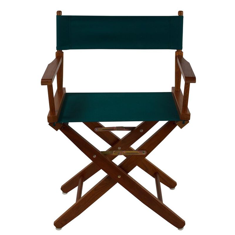 Extra-Wide Premium Director's Chair, 18", Hunter Green image number 1