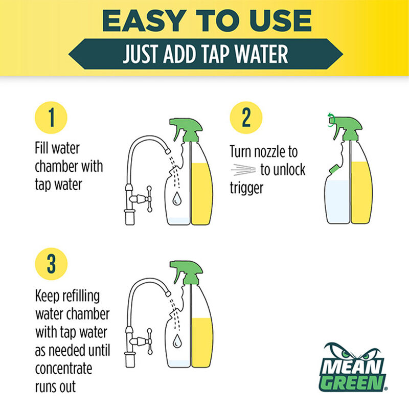 Mean Green Refillable Multi-Purpose Cleaner, 28-oz. Bottle image number 6