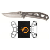 Gerber Airlift Knife and Wallet Set-Silver