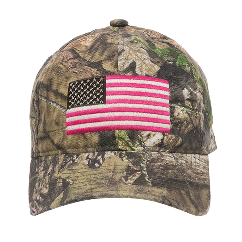 Outdoor Cap Men&rsquo;s Americana Flag Logo Camo Cap image number 1