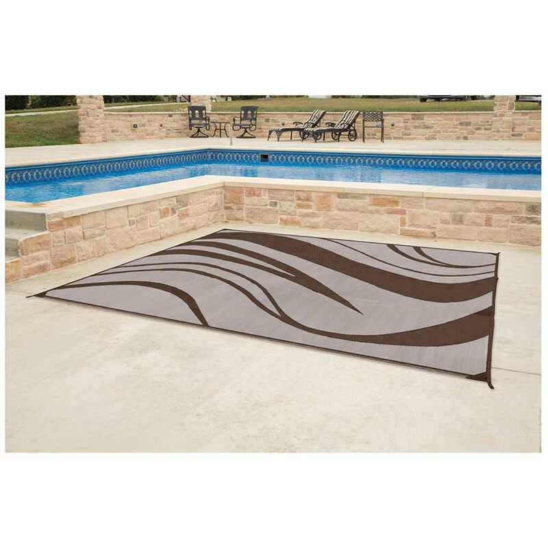 Reversible Wave Design Patio Mat image number 13